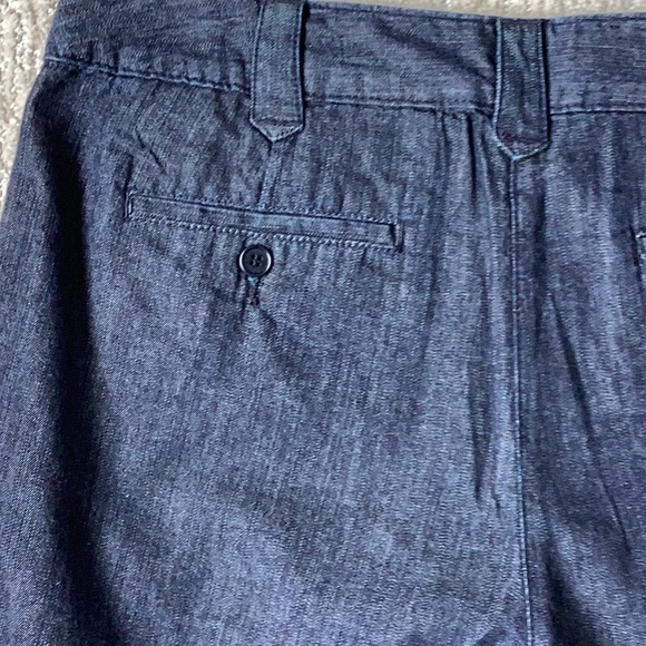 NWT Talbots Lightweight Dark Wash Dressy Denim 11” Shorts - Picture 6 of 7